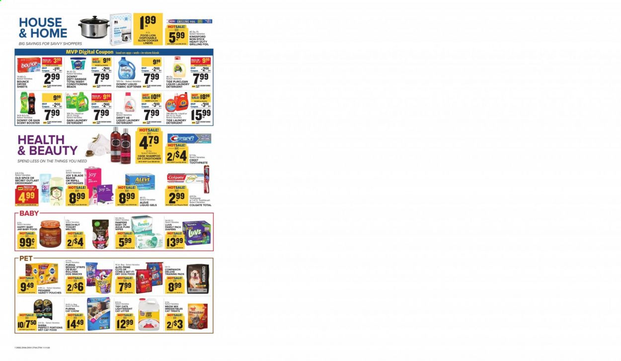 Food Lion (Fo, TN) Weekly Ad Flyer November 11 to November 17