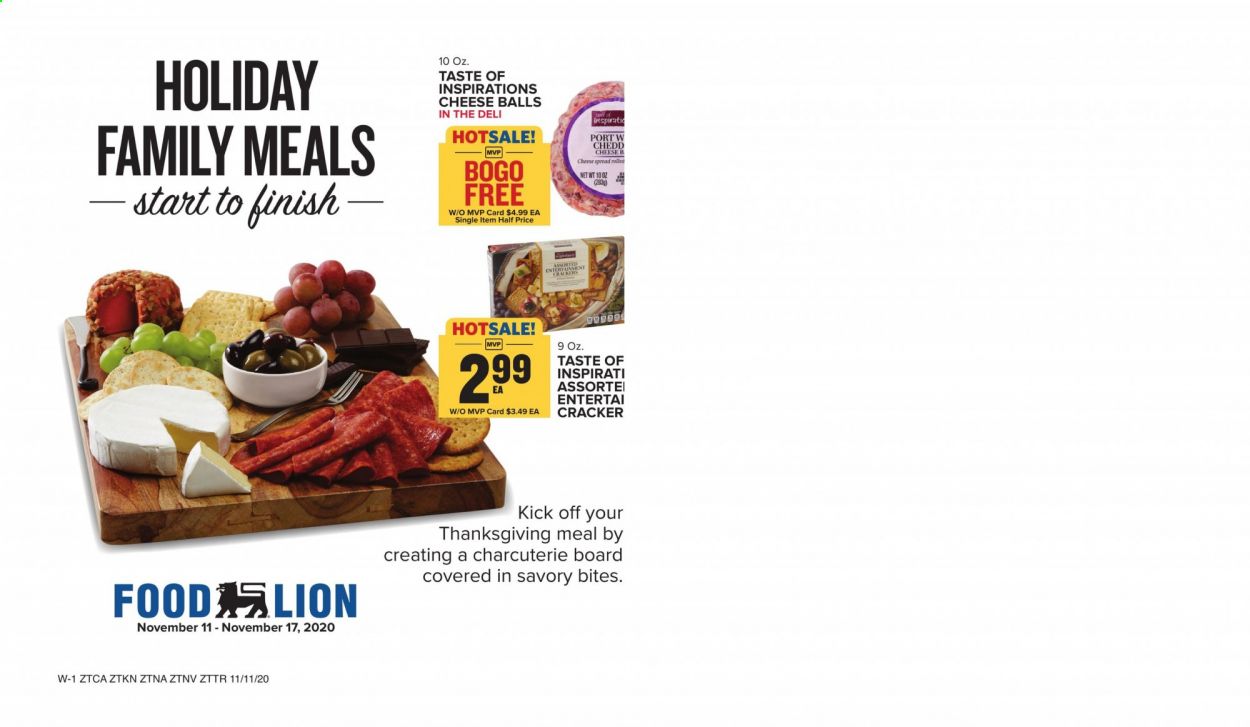 Food Lion (Fo, TN) Weekly Ad Flyer November 11 to November 17