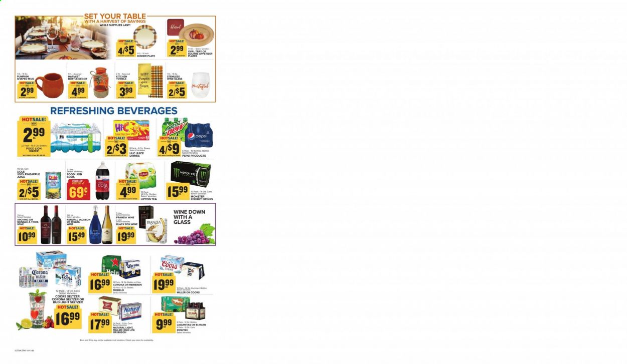 Food Lion (Fo, TN) Weekly Ad Flyer November 11 to November 17