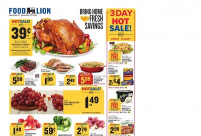 Food Lion (DE) Weekly Ad Flyer November 11 to November 17