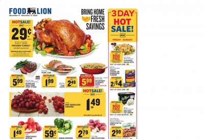 Food Lion (PA) Weekly Ad Flyer November 11 to November 17