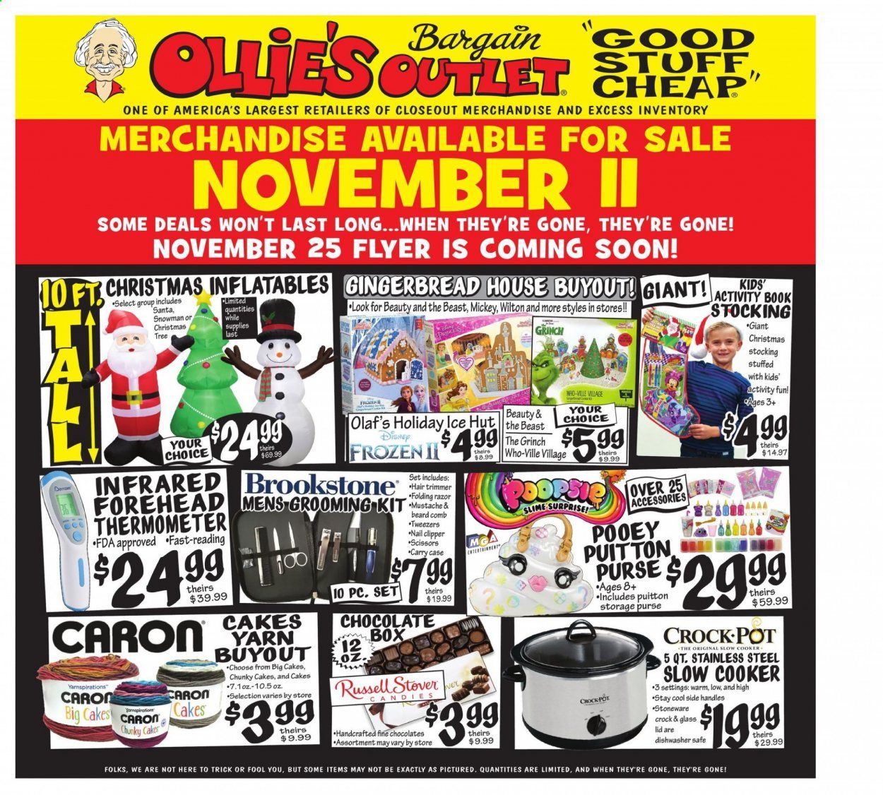 Ollie's Bargain Outlet Weekly Ad Flyer November 11 to November 18