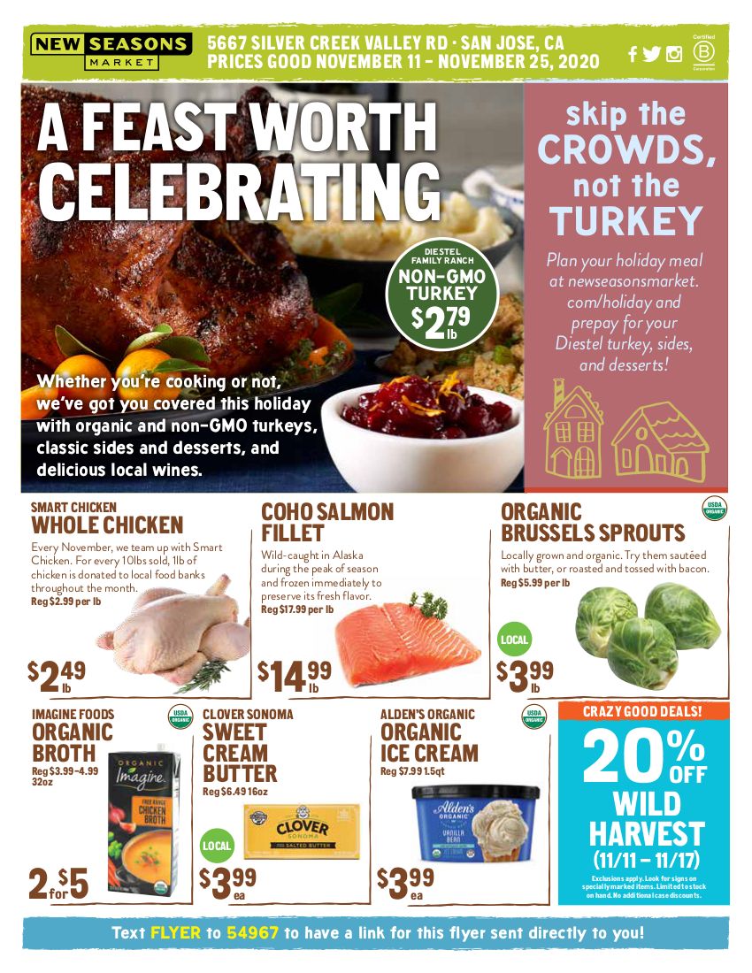 New Seasons Market (CA) Weekly Ad Flyer November 11 to November 17, 2020