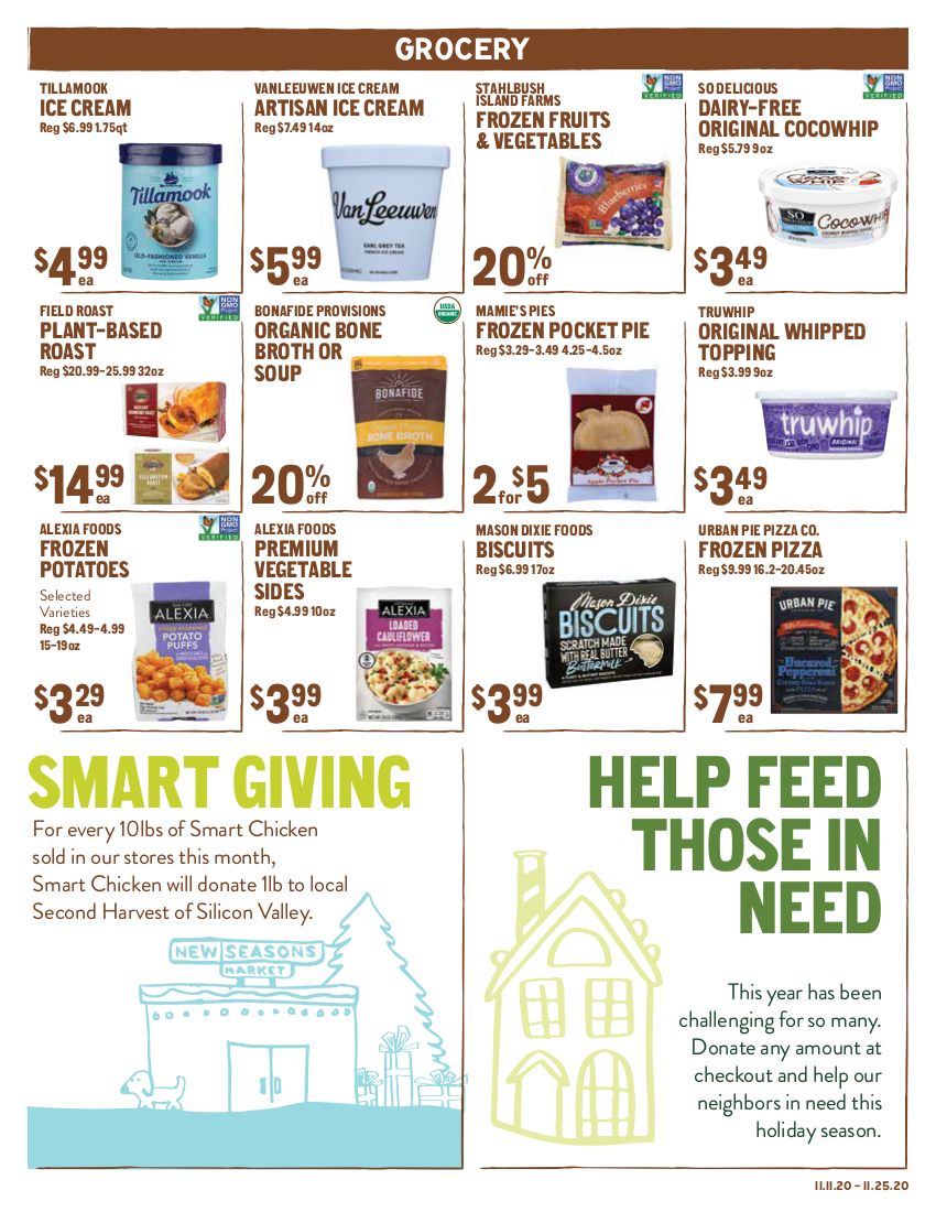 New Seasons Market (CA) Weekly Ad Flyer November 11 to November 17, 2020