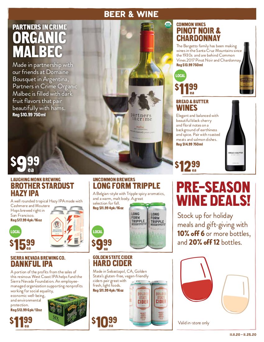 New Seasons Market (CA) Weekly Ad Flyer November 11 to November 17, 2020