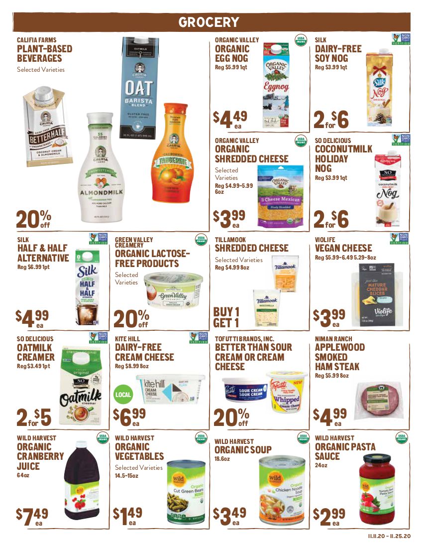 New Seasons Market (CA) Weekly Ad Flyer November 11 to November 17, 2020