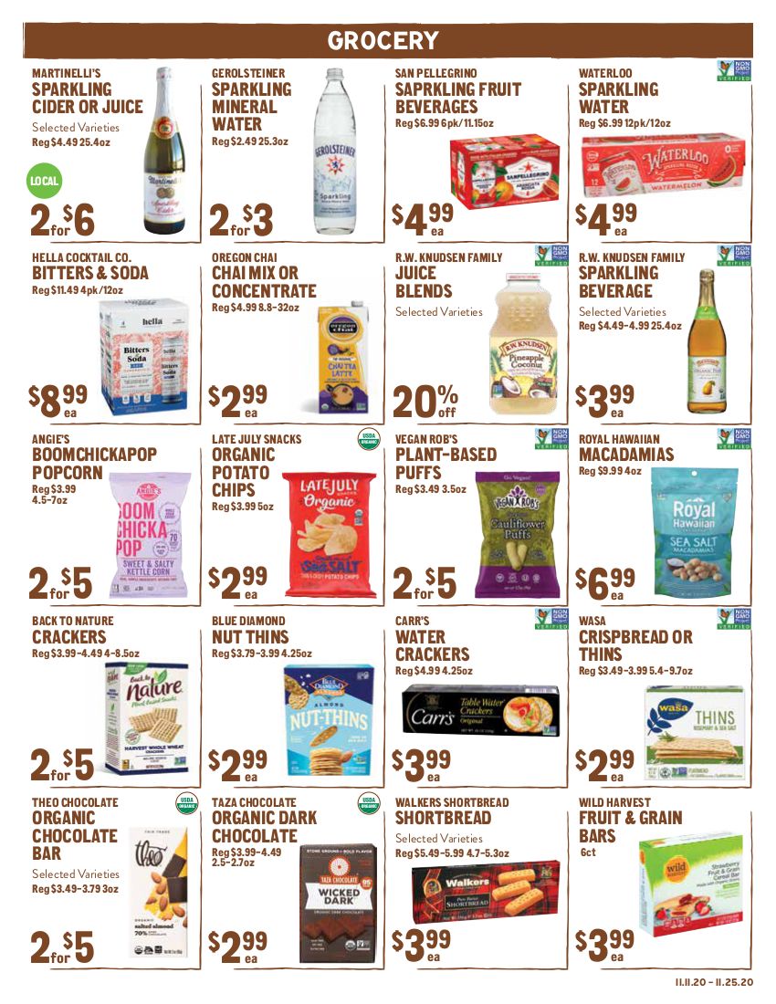 New Seasons Market (CA) Weekly Ad Flyer November 11 to November 17, 2020