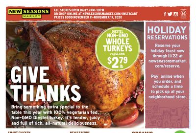 New Seasons Market (OR) Weekly Ad Flyer November 11 to November 17, 2020