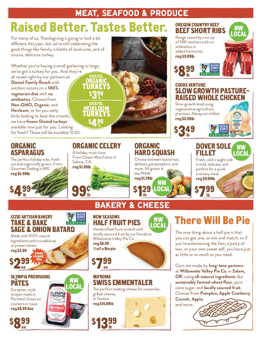 New Seasons Market (OR) Weekly Ad Flyer November 11 to November 17, 2020