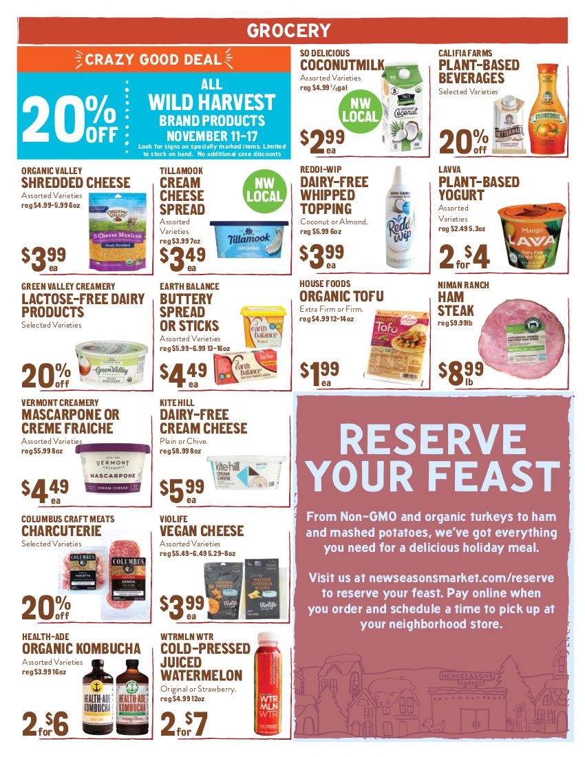 New Seasons Market (OR) Weekly Ad Flyer November 11 to November 17, 2020