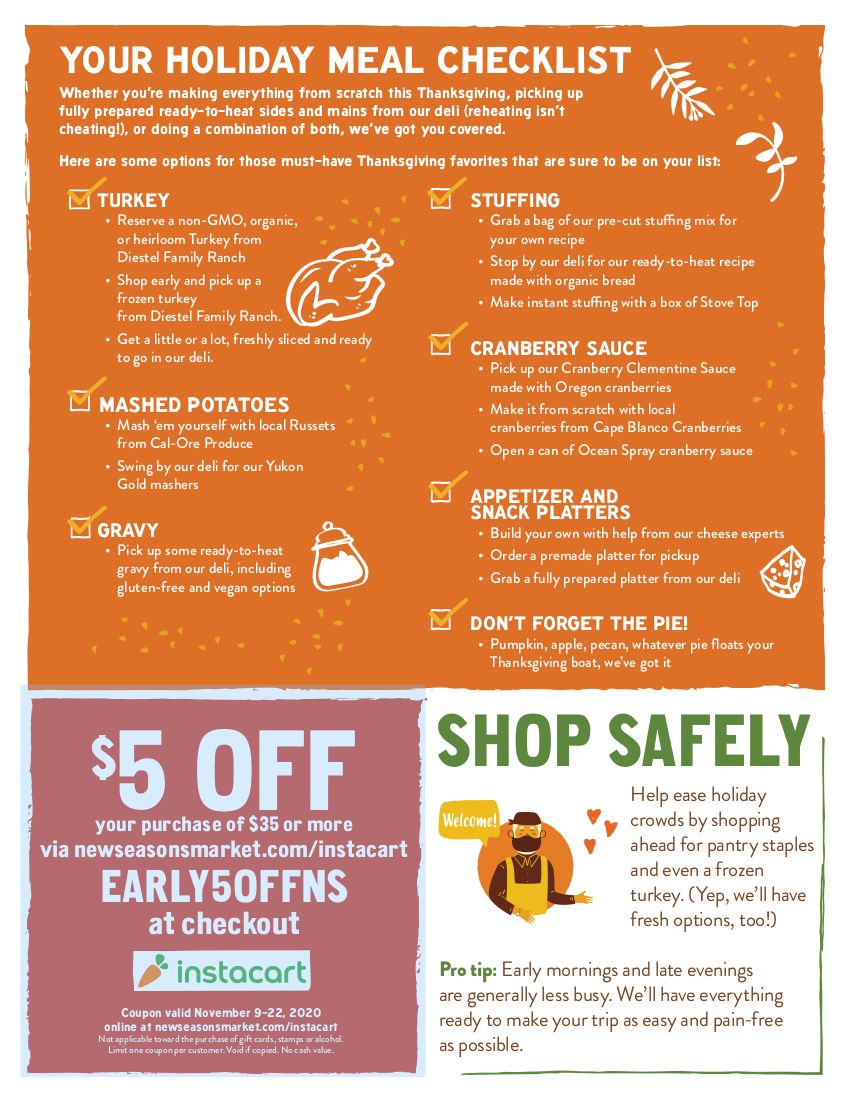 New Seasons Market (OR) Weekly Ad Flyer November 11 to November 17, 2020