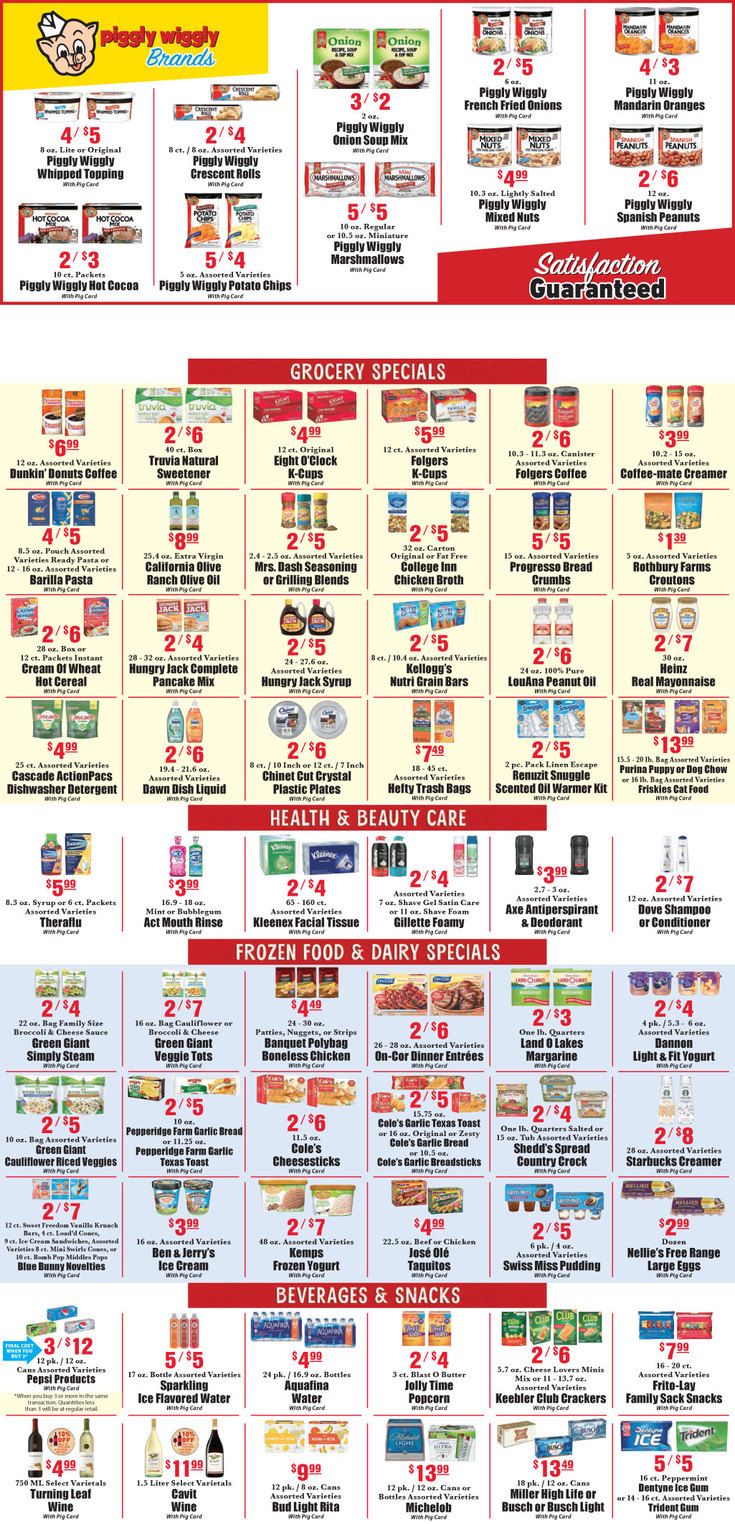 Piggly Wiggly (GA) Weekly Ad Flyer November 11 to November 17, 2020