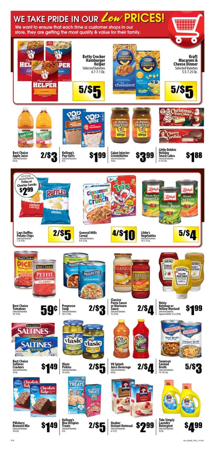 Piggly Wiggly (LA) Weekly Ad Flyer November 11 to November 17, 2020