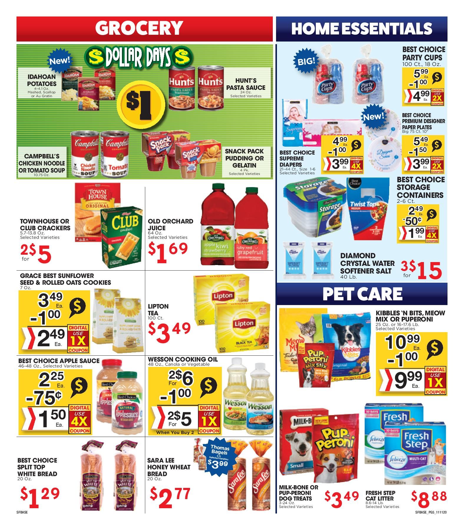 Sunshine Foods Weekly Ad Flyer November 11 to November 17, 2020