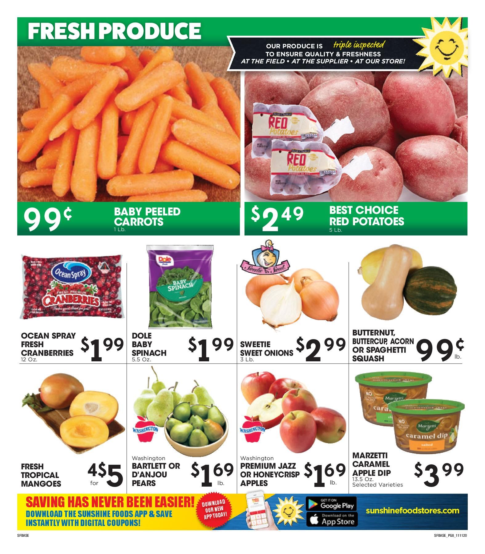 Sunshine Foods Weekly Ad Flyer November 11 to November 17, 2020