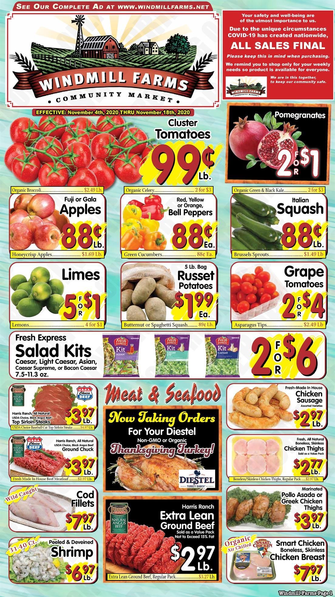 Windmill Farms Weekly Ad Flyer November 11 to November 17, 2020
