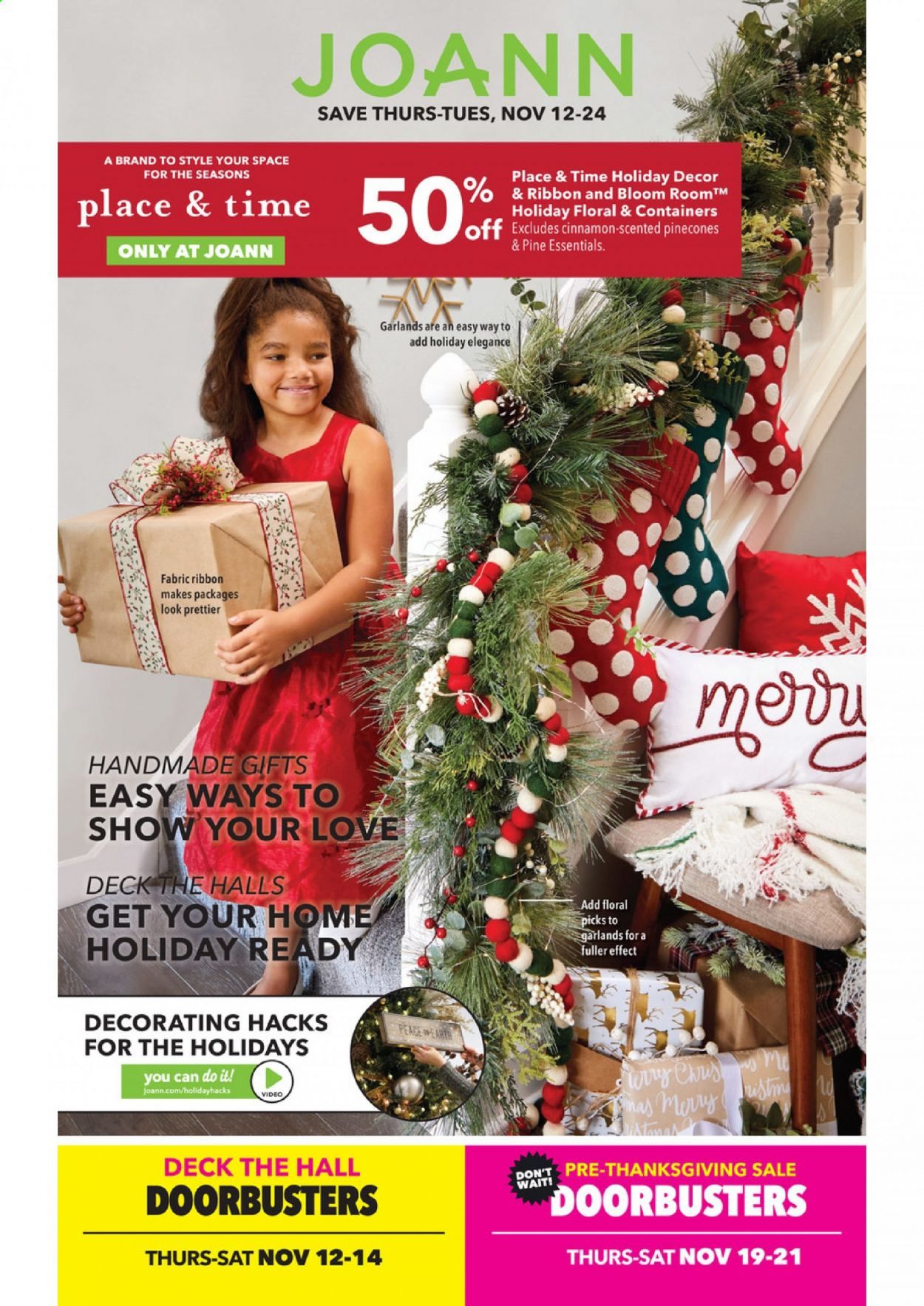 JOANN Weekly Ad Flyer November 12 to November 24
