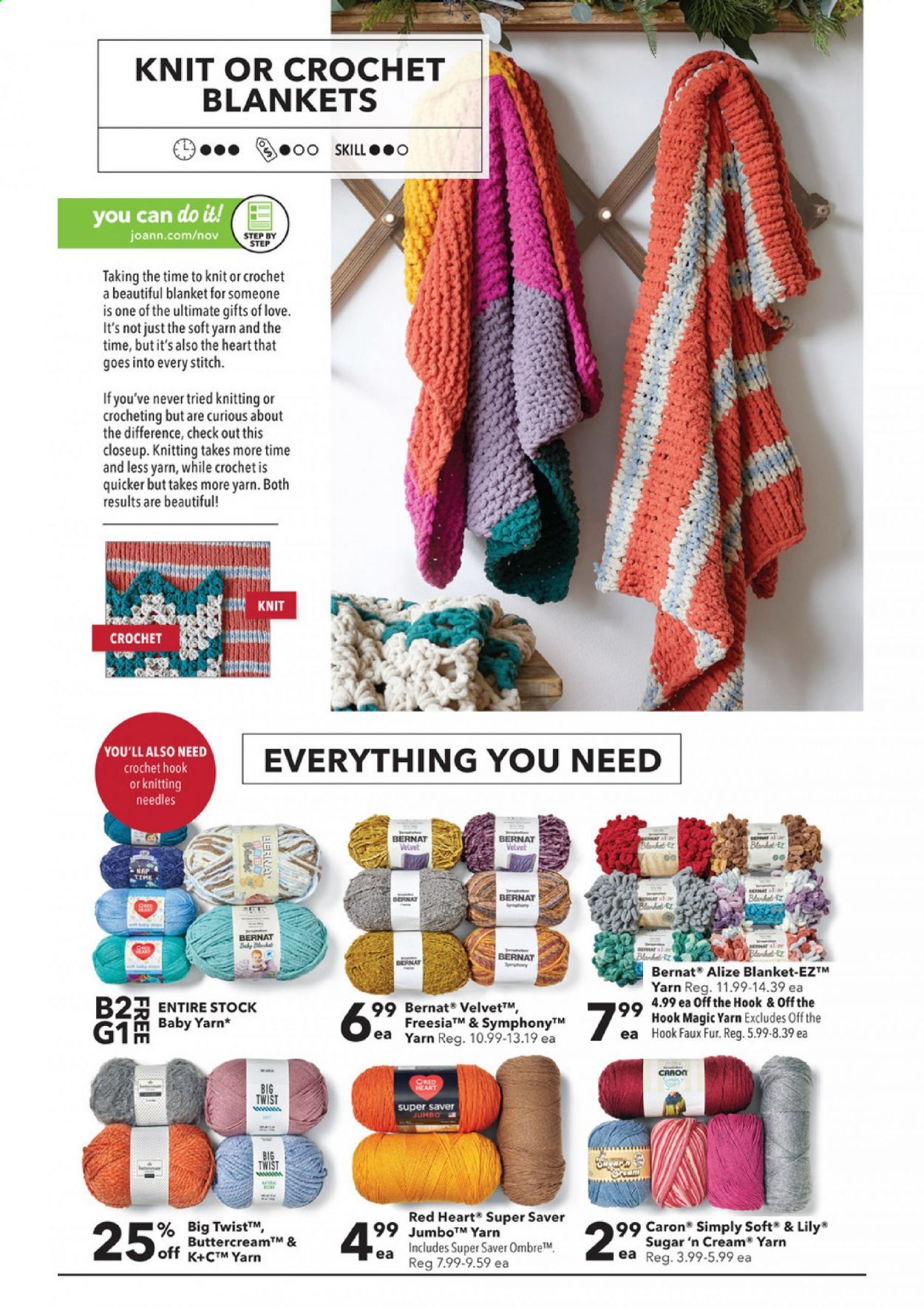 JOANN Weekly Ad Flyer November 12 to November 24