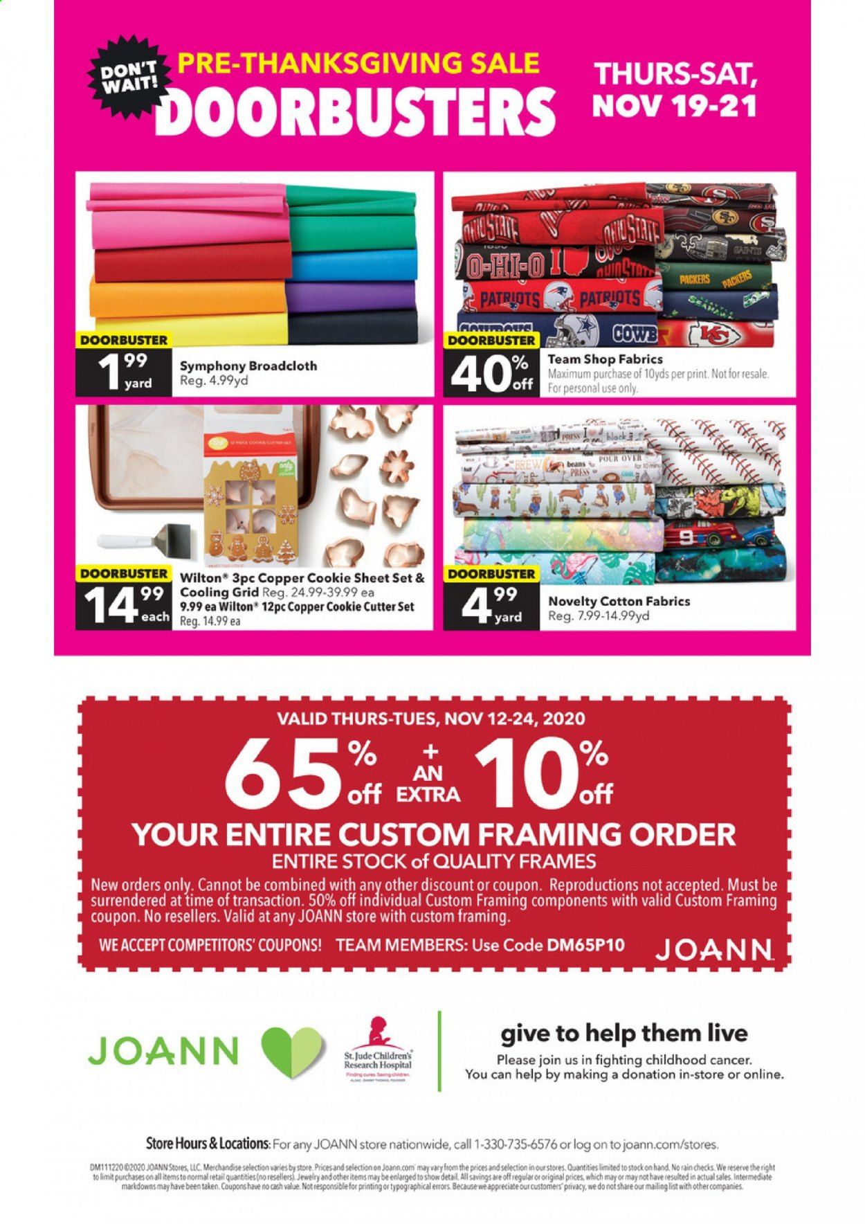 JOANN Weekly Ad Flyer November 12 to November 24