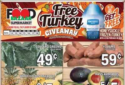 Food Bazaar Supermarket Weekly Ad Flyer November 12 to November 18, 2020