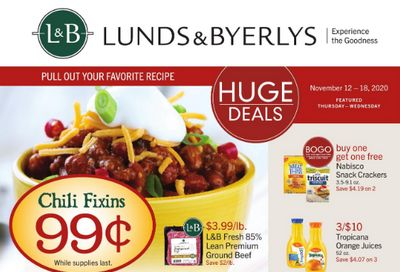 Lunds & Byerlys Weekly Ad Flyer November 12 to November 18, 2020