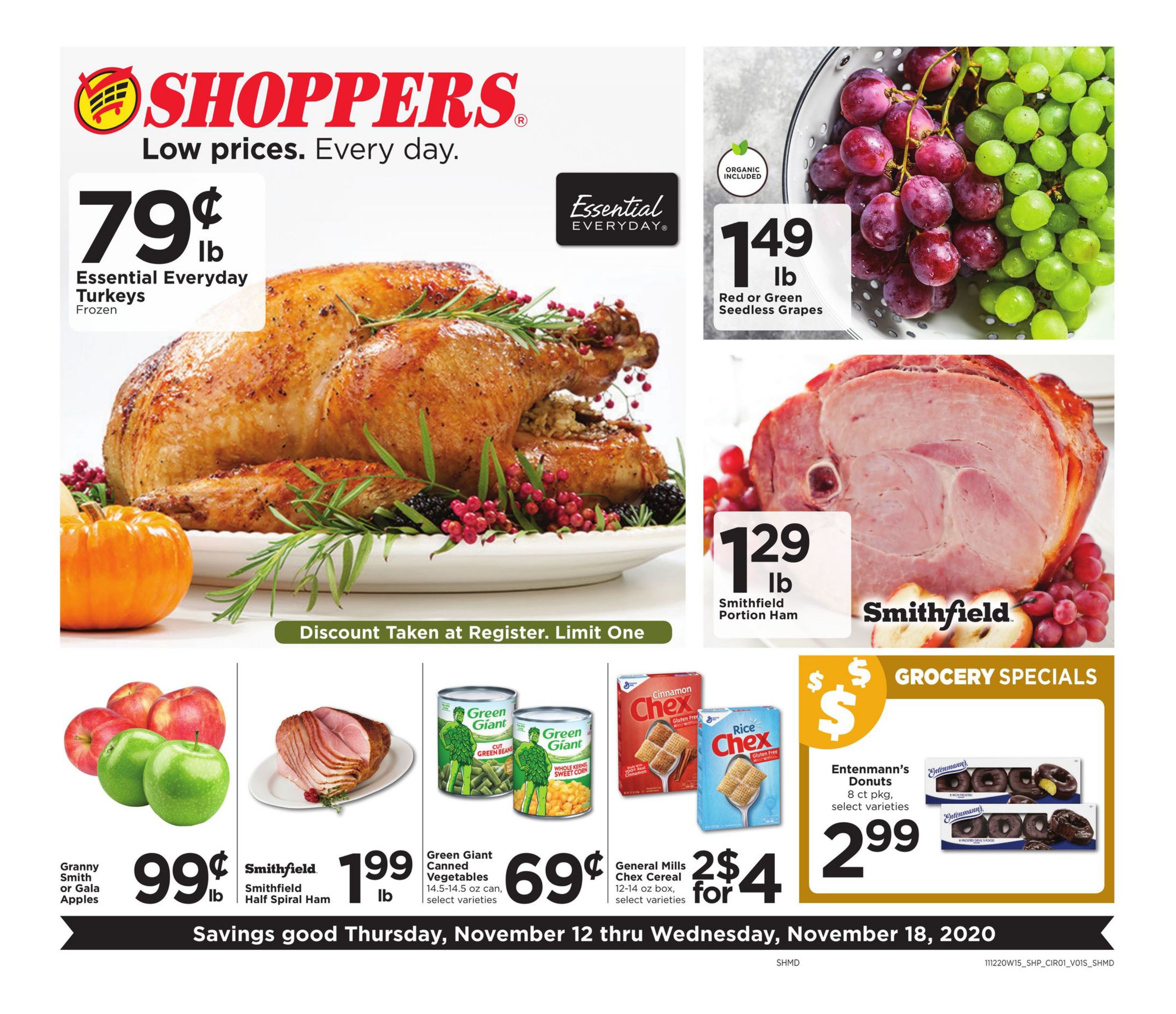 Shoppers Food Weekly Ad Flyer November 12 to November 18, 2020