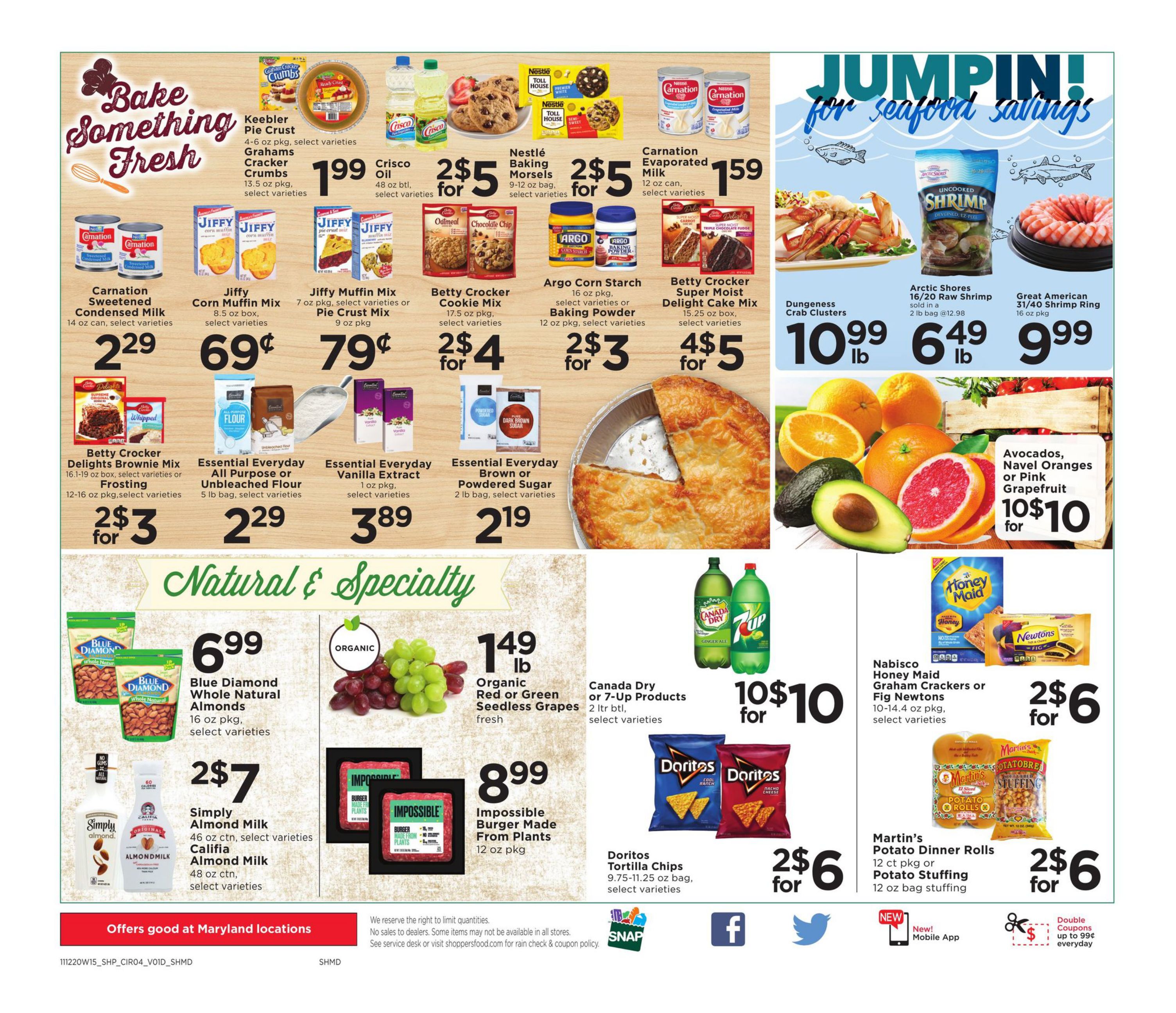 Shoppers Food Weekly Ad Flyer November 12 to November 18, 2020