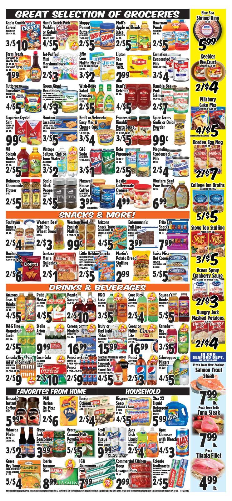 Western Beef Weekly Ad Flyer November 12 to November 18, 2020