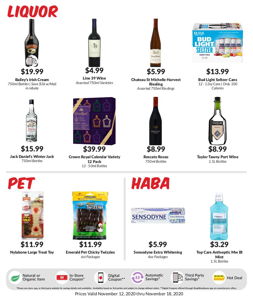 Woodman's Market (IL) Weekly Ad Flyer November 12 to November 18, 2020