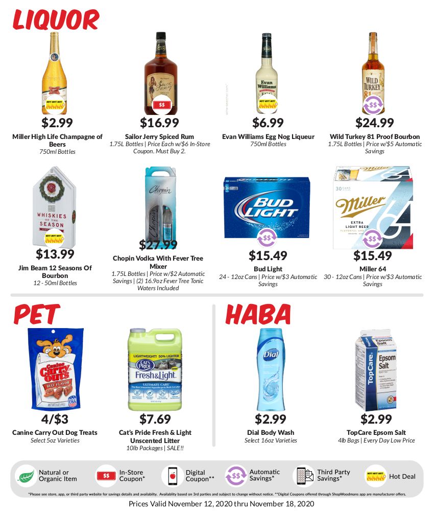 Woodman's Market (WI) Weekly Ad Flyer November 12 to November 18, 2020