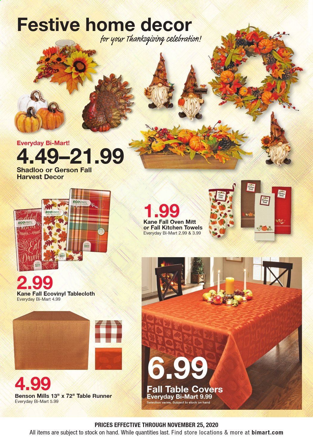 Bi-Mart Weekly Ad Flyer November 11 to November 25