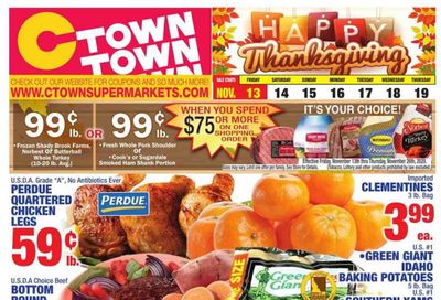 C-Town Weekly Ad Flyer November 13 to November 19