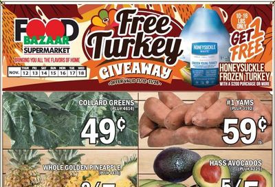 Food Bazaar (CT, NJ, NY) Weekly Ad Flyer November 12 to November 18