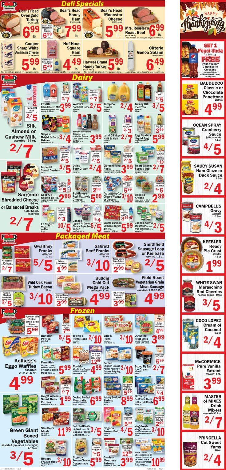 Food Bazaar (CT, NJ, NY) Weekly Ad Flyer November 12 to November 18