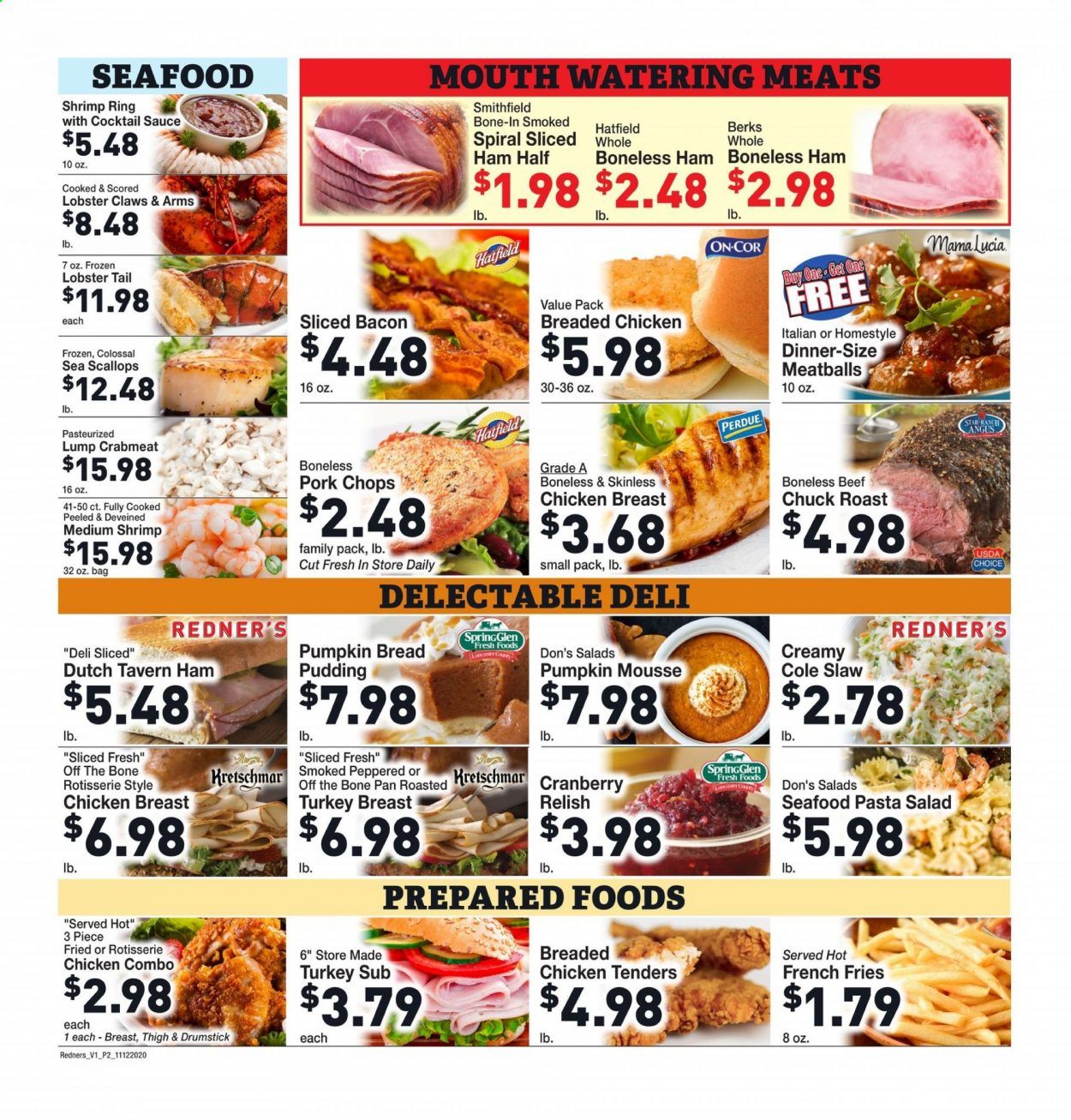 Redner's Markets Weekly Ad Flyer November 12 to November 18