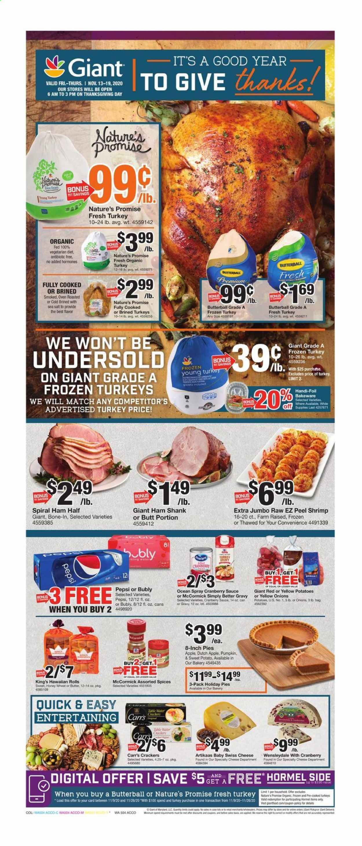 Giant Food Weekly Ad Flyer November 13 to November 19