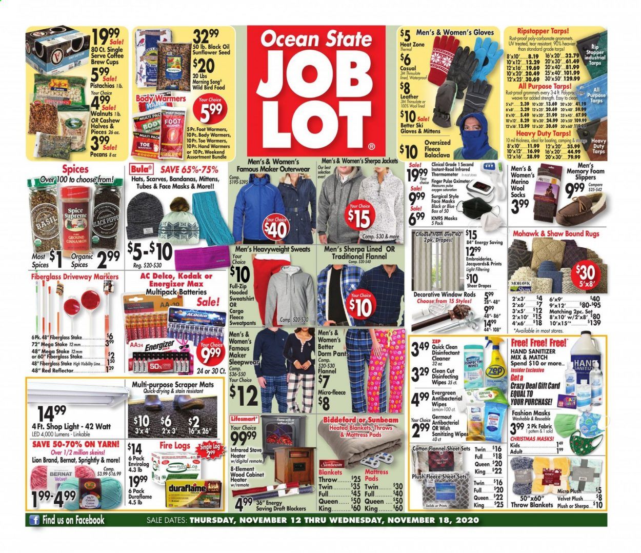 Ocean State Job Lot Weekly Ad Flyer November 12 to November 18
