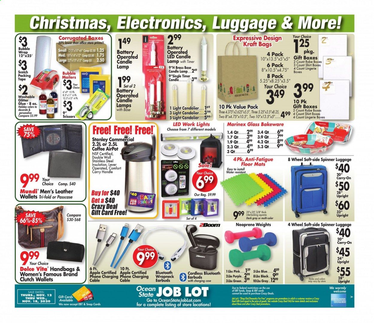 Ocean State Job Lot Weekly Ad Flyer November 12 to November 18