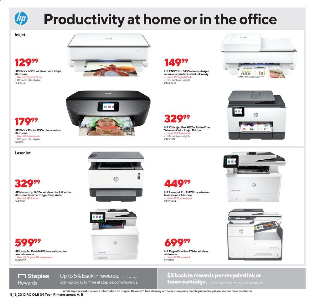 Staples Weekly Ad Flyer November 15 to November 21