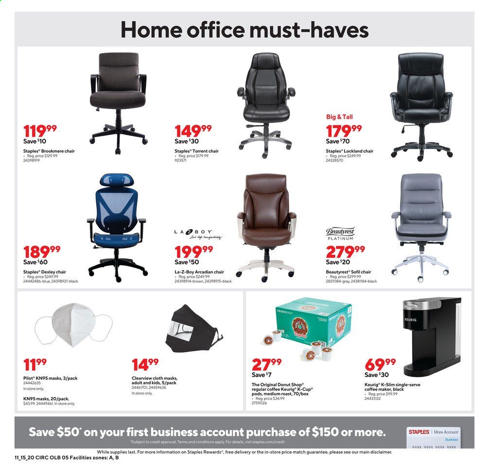 Staples Weekly Ad Flyer November 15 to November 21