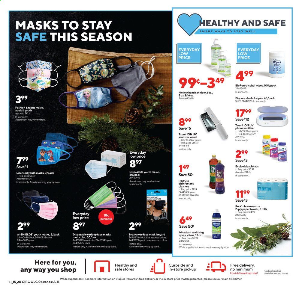 Staples Weekly Ad Flyer November 15 to November 21