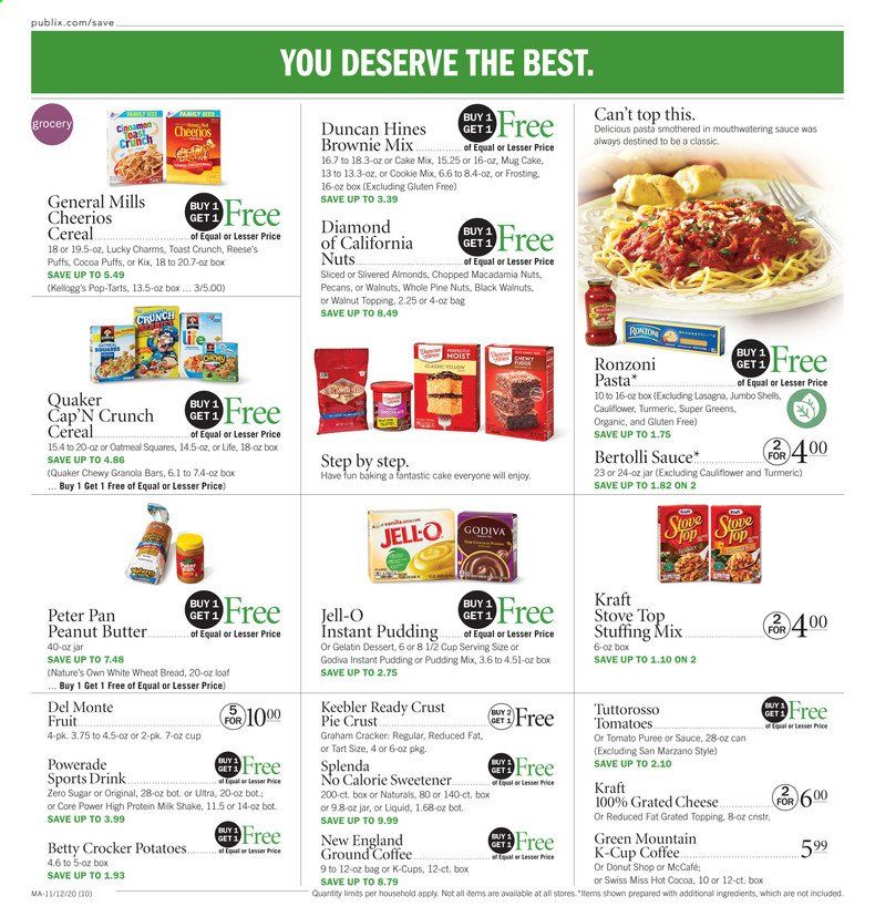 Publix (AL, FL, GA, NC, SC, TN) Weekly Ad Flyer November 12 to November 18