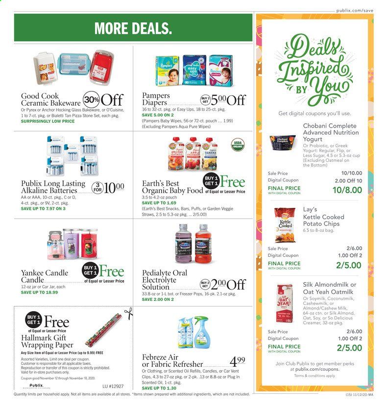 Publix (AL, FL, GA, NC, SC, TN) Weekly Ad Flyer November 12 to November 18