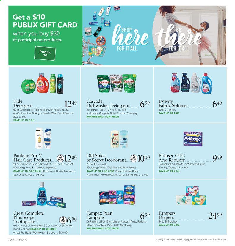 Publix (AL, FL, GA, NC, SC, TN) Weekly Ad Flyer November 12 to November 18