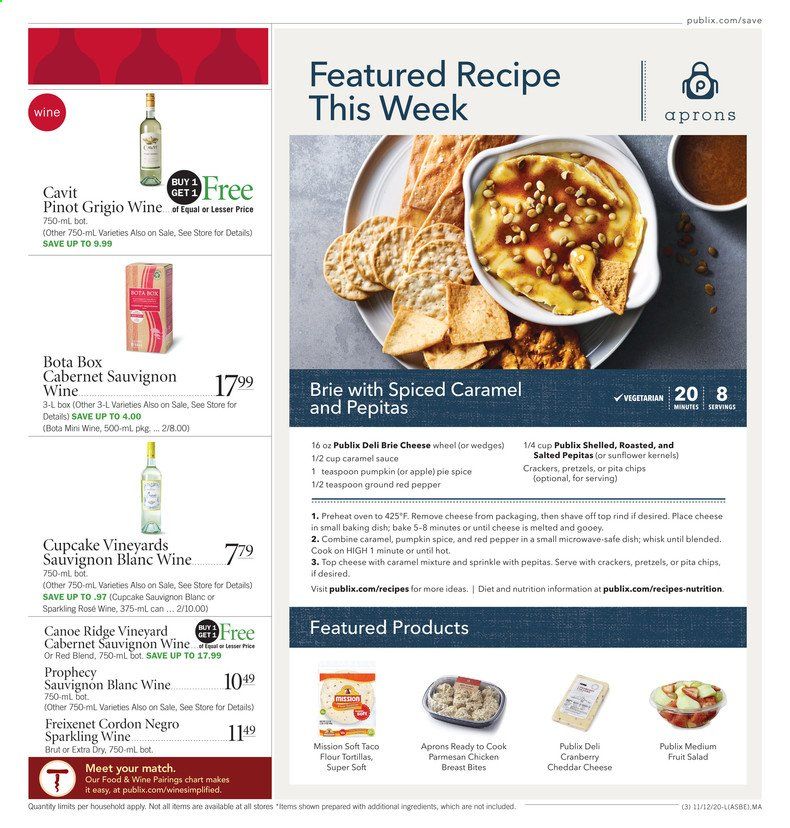 Publix (AL, FL, GA, NC, SC, TN) Weekly Ad Flyer November 12 to November 18