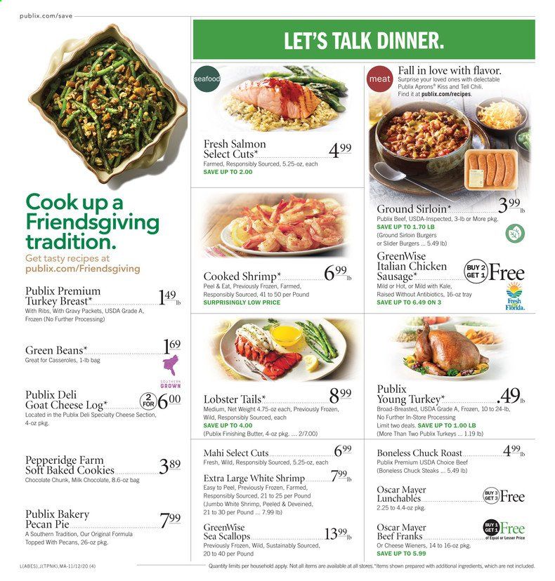 Publix (AL, FL, GA, NC, SC, TN) Weekly Ad Flyer November 12 to November 18