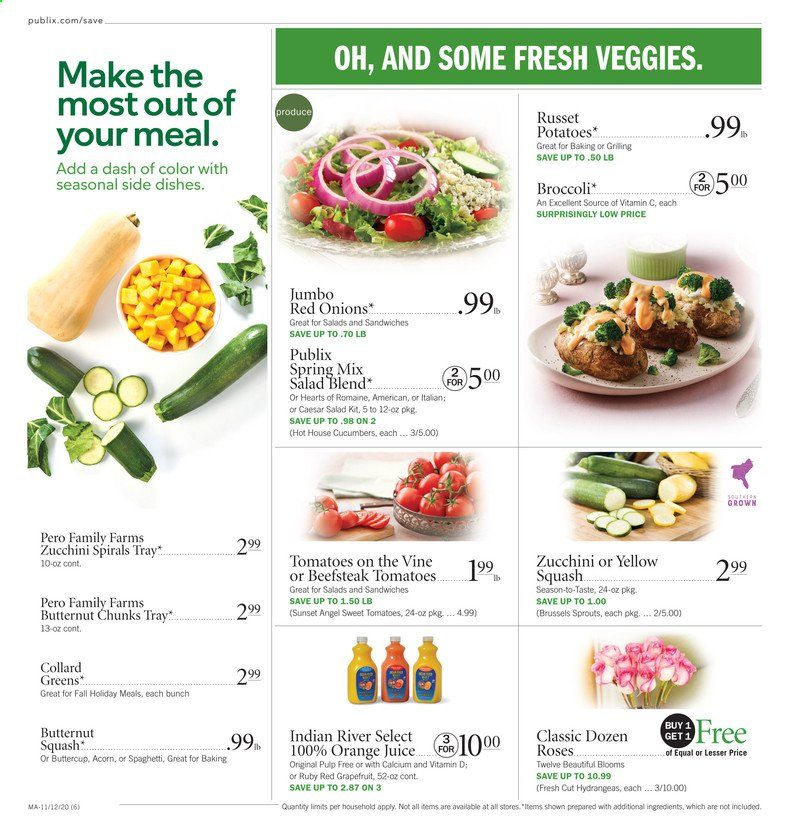 Publix (AL, FL, GA, NC, SC, TN) Weekly Ad Flyer November 12 to November 18