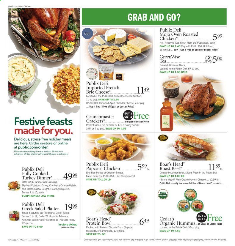 Publix (AL, FL, GA, NC, SC, TN) Weekly Ad Flyer November 12 to November 18