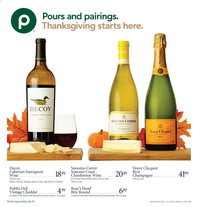 Publix (AL, FL, GA, NC, SC, TN) Weekly Ad Flyer November 12 to November 18