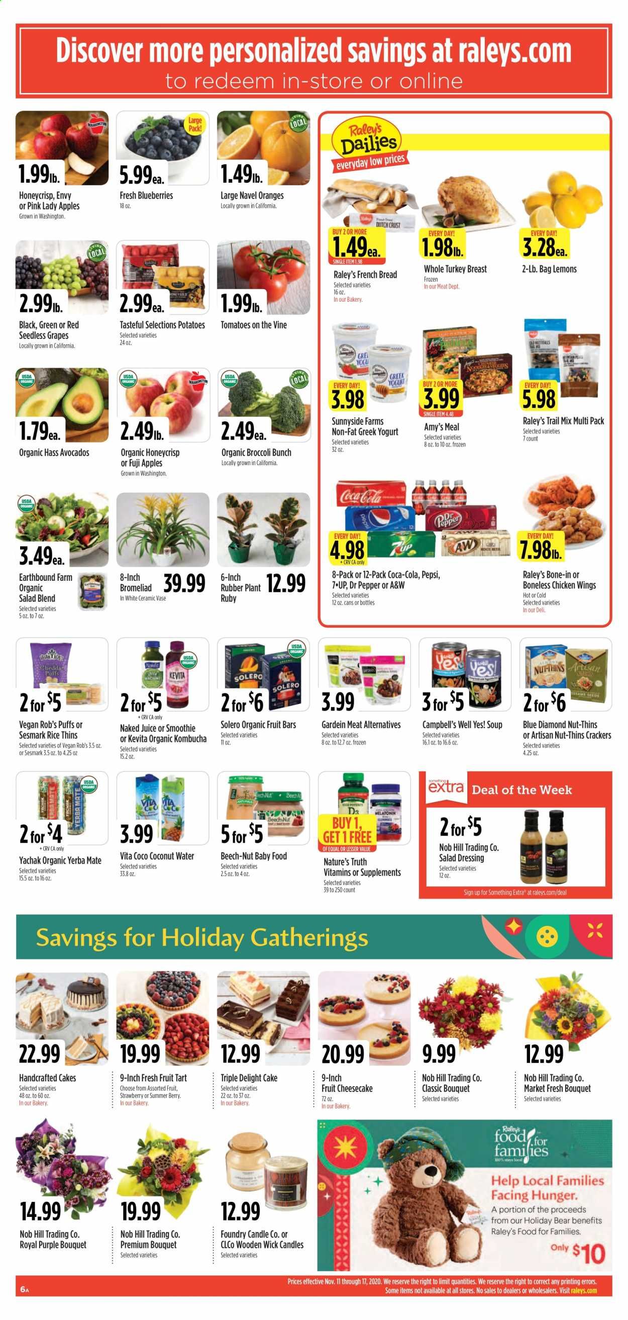 Raley's Weekly Ad Flyer November 11 to November 17
